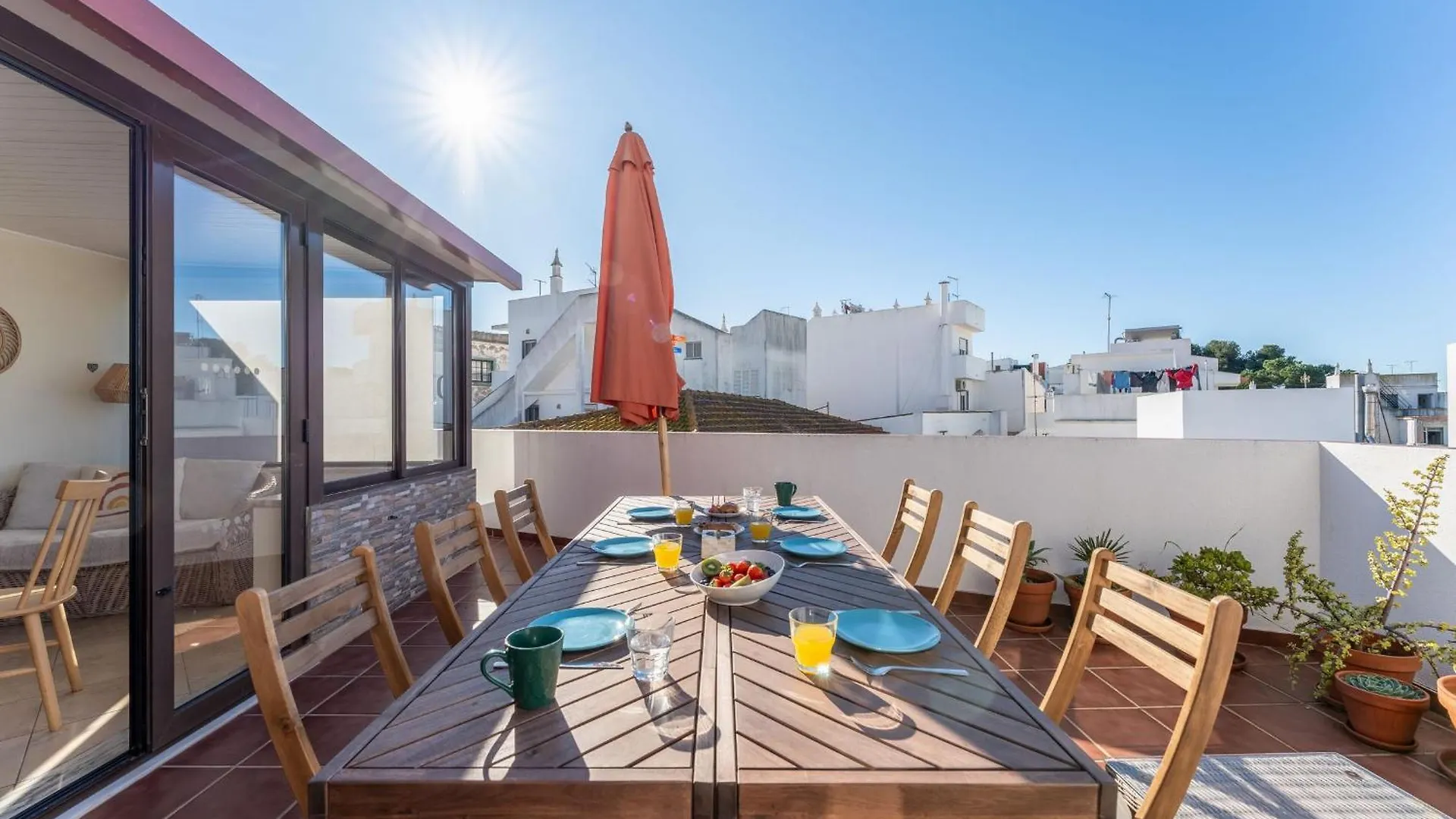 Wonderful 3 Bdr Duplex W/ Terrace By Lovelystay Alvor Apartment